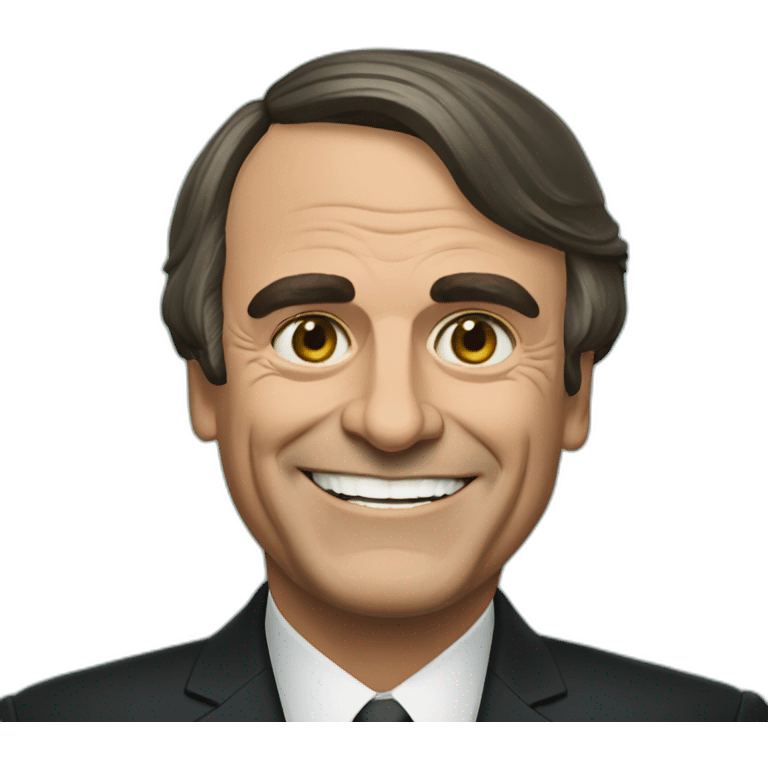 Bolsonaro sorrindo emoji