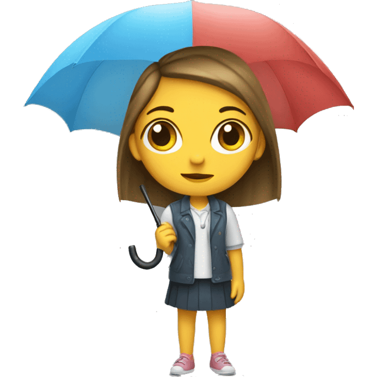 Girl with a umbrella emoji