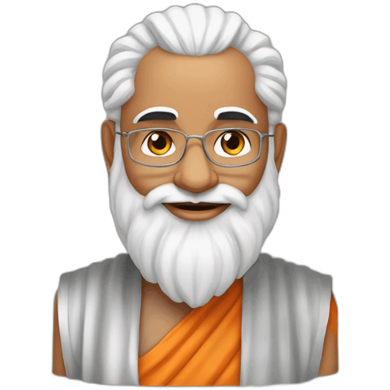 Shree Ram as Narendra Modi  emoji