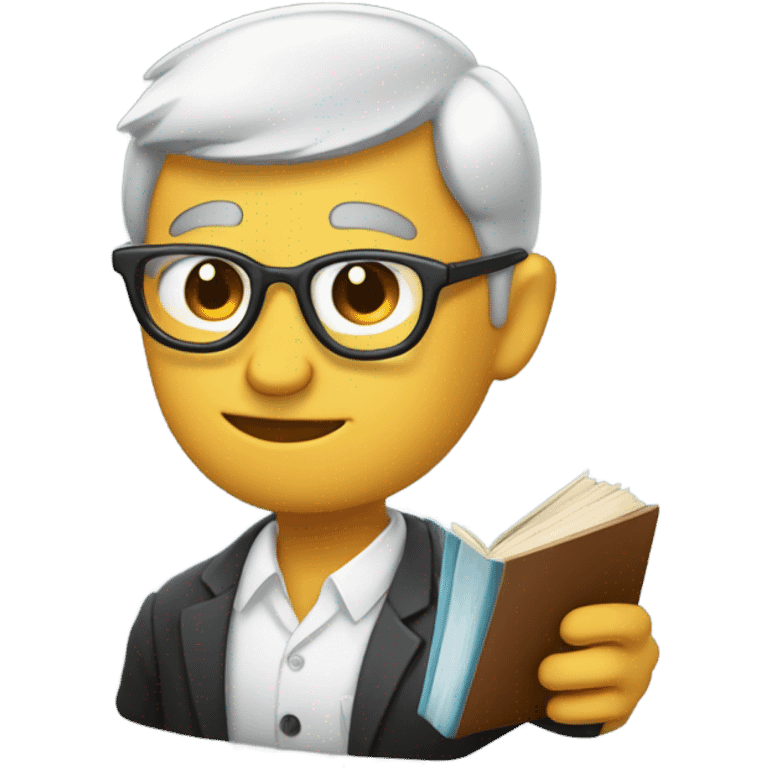 abogado sosteniendo un libro emoji