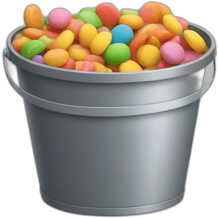 Candy in a bucket emoji