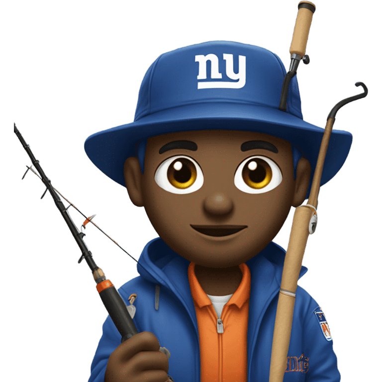 Flyfishing anesthesiologist who loves the New York giants  emoji