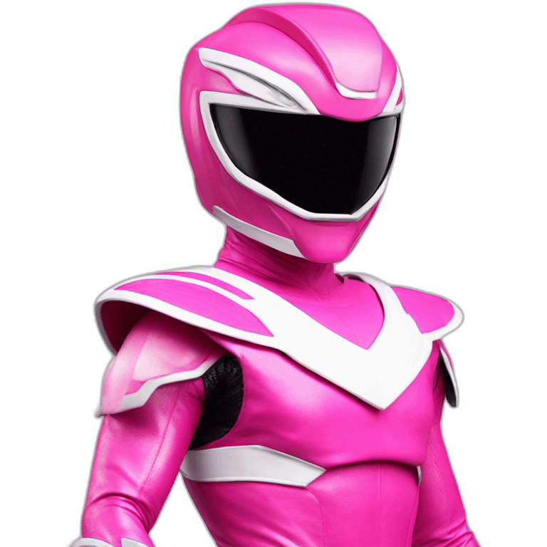 Pink Mighty Morphpon Power Ranger emoji