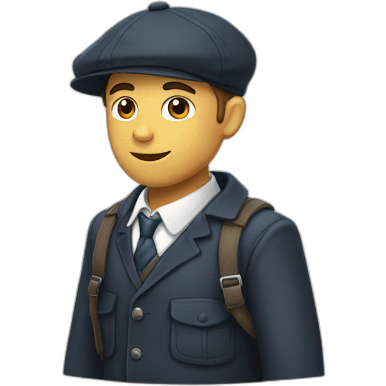 Britsh schoolboy cap angus emoji