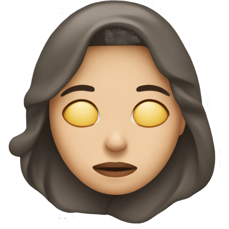 mujer durmiendo  emoji