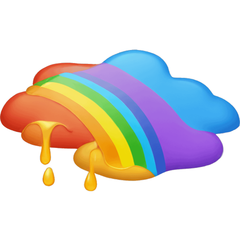 rainbow puddle emoji