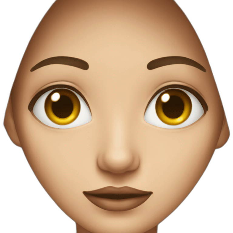 Woman with hooded eyes emoji