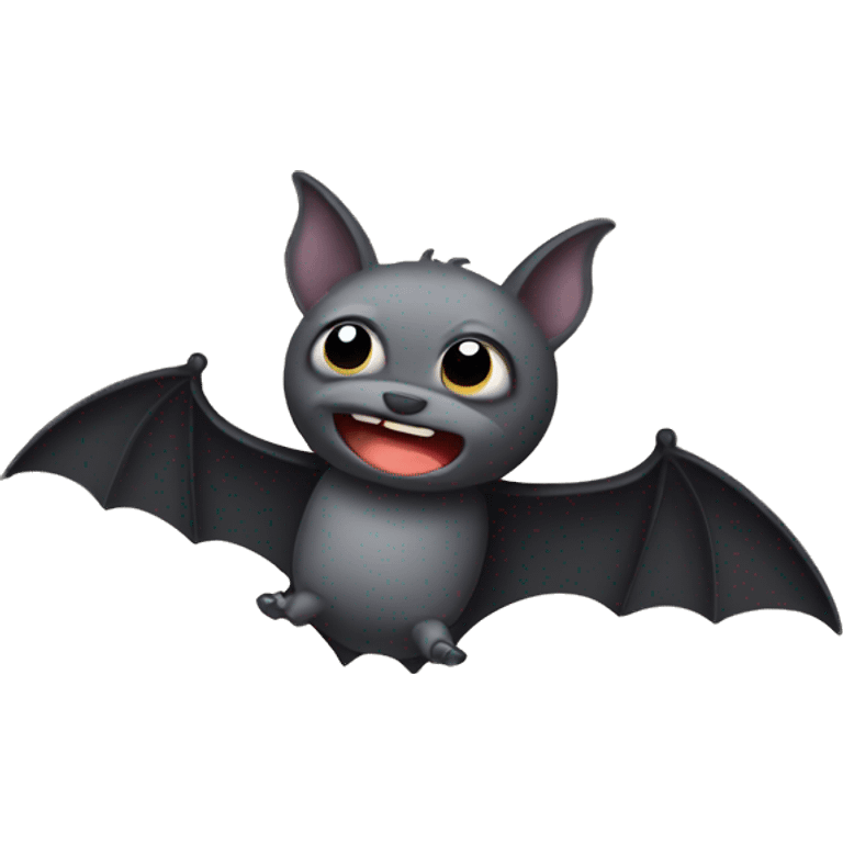 a bat with a diaper emoji