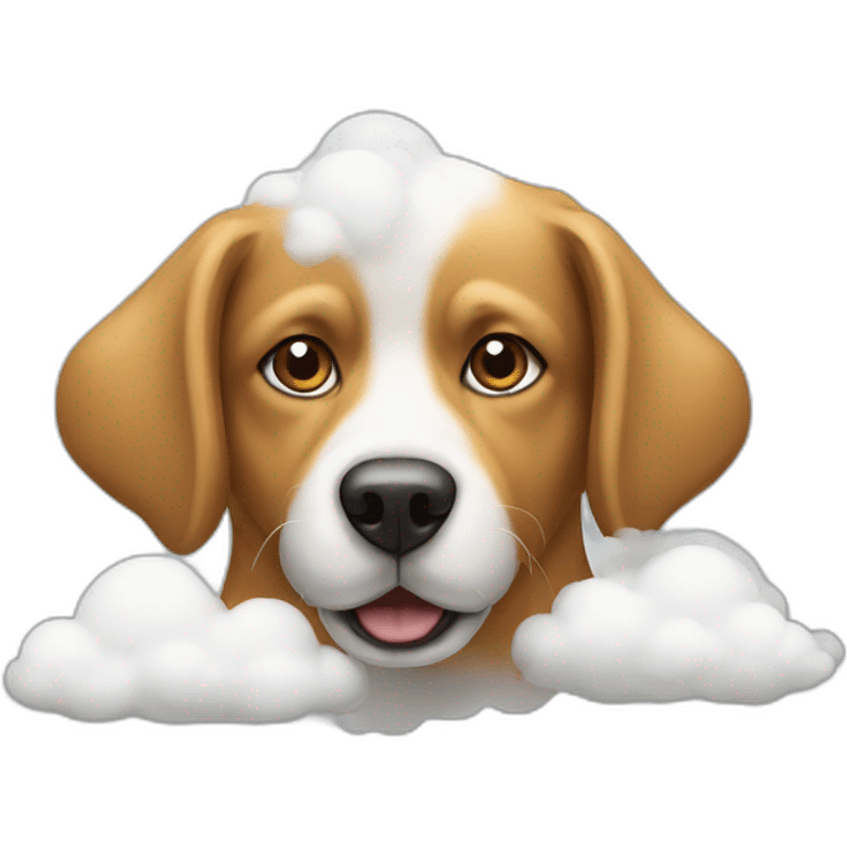 cloud computing dog emoji