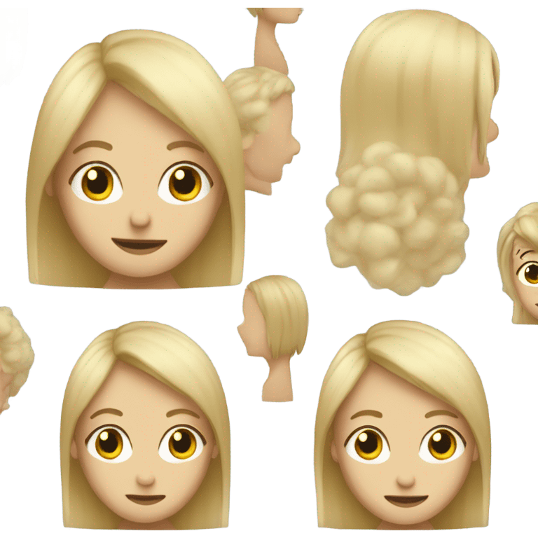 Blonde girl who loves a boy named Adam  emoji