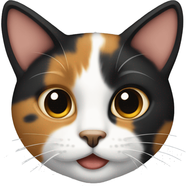 A calico cat emoji