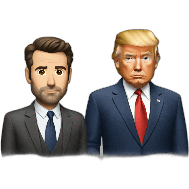 donald trump and Ben affleck emoji