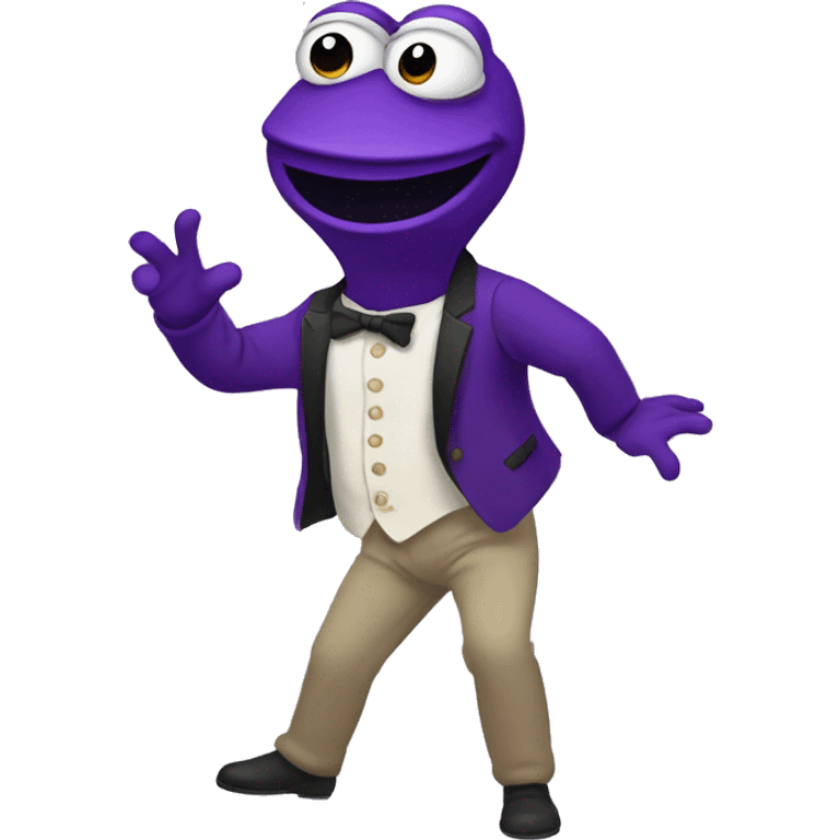 purple pepe dancing emoji