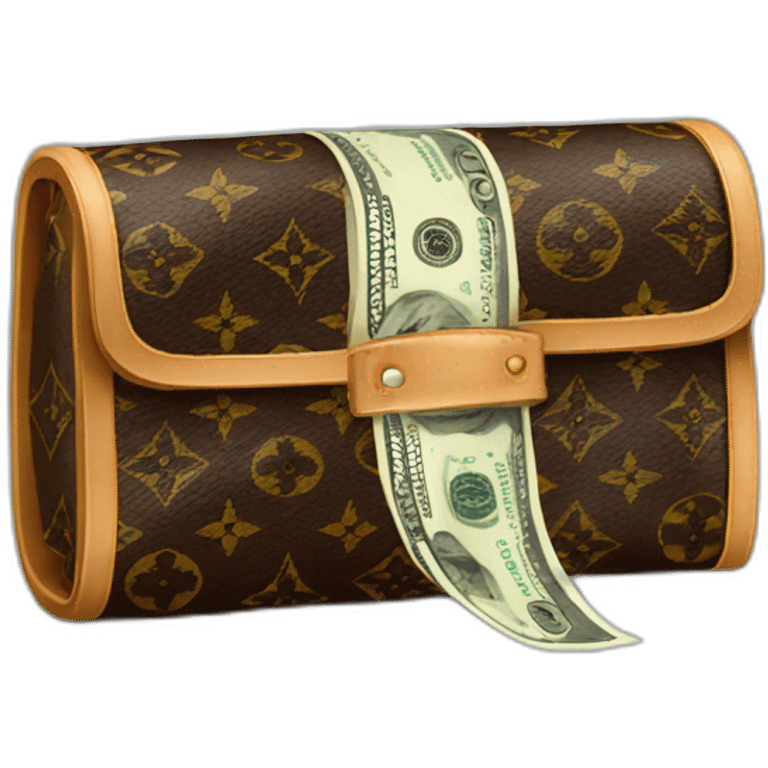 Louis Vuitton money emoji