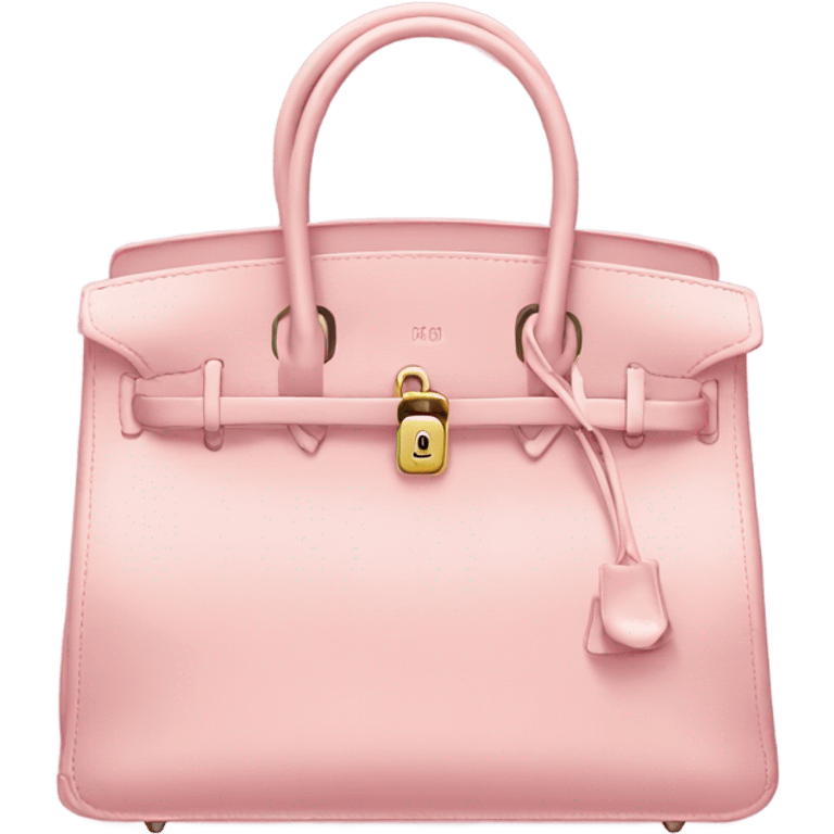 Light pink birkin bag  emoji