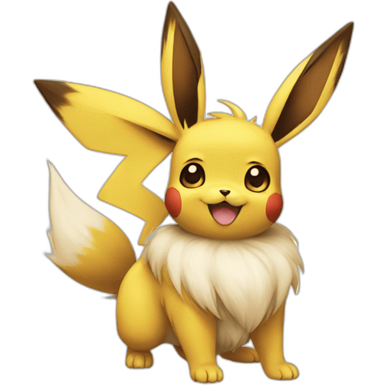 eevee mix pikachu emoji