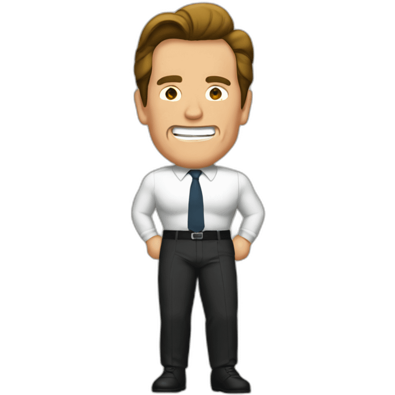 arnold schwarzenegger in japanese stockings emoji