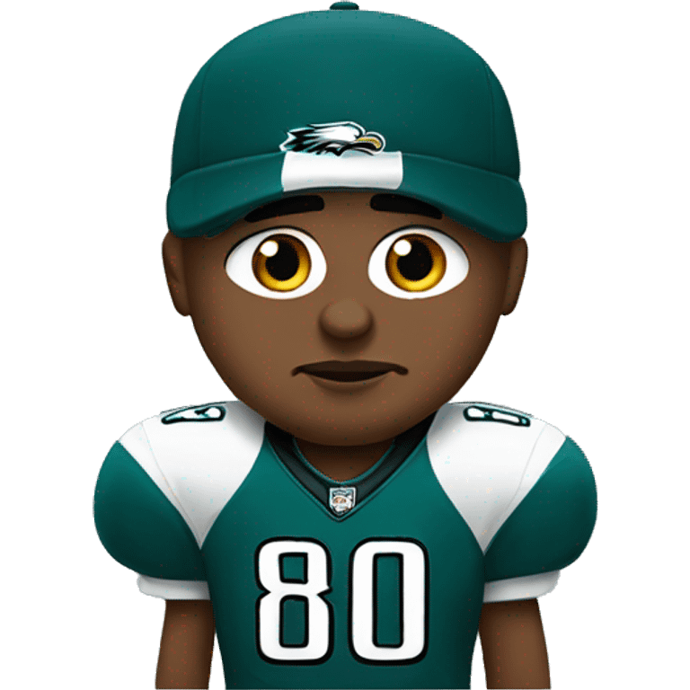 stevie from family guy in a eagles jersey emoji