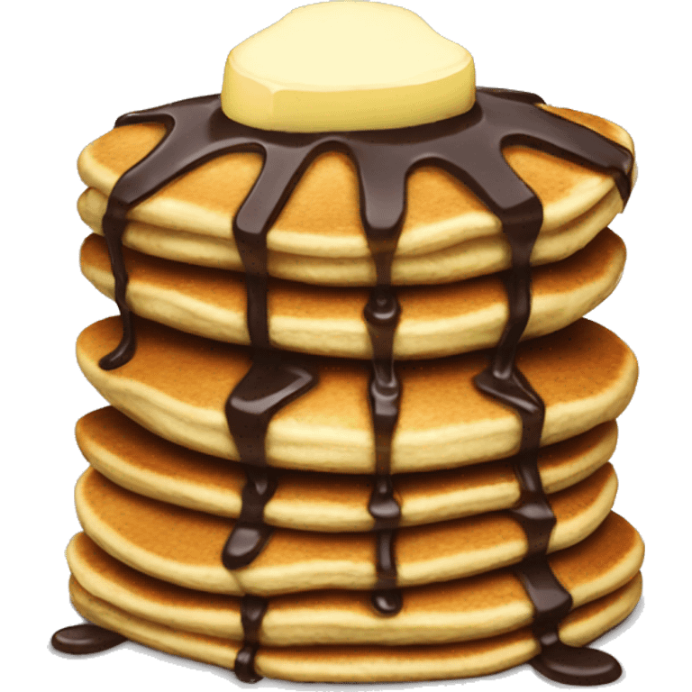 Chocolate chip pancakes emoji