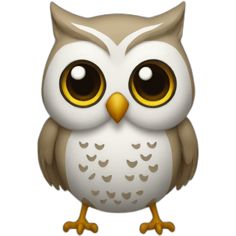 Owl-hospital emoji