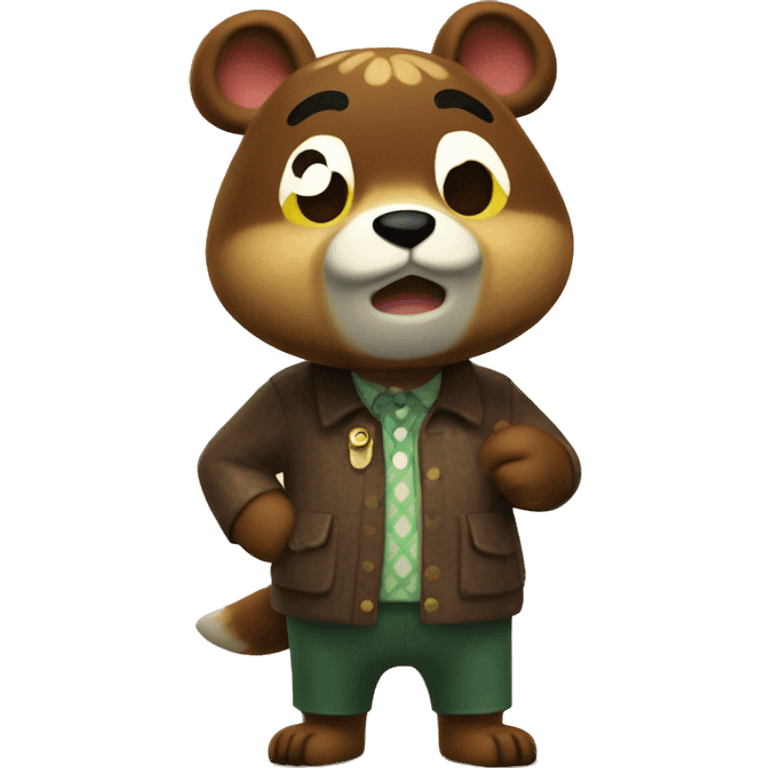 Tom Nook from Animal Crossing emoji