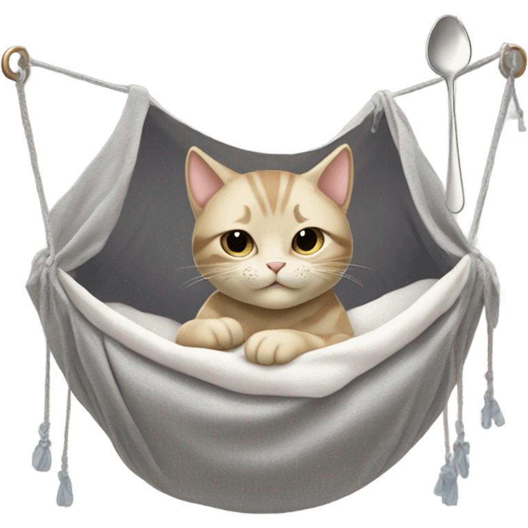 cats in a cradle and the silver spoon emoji