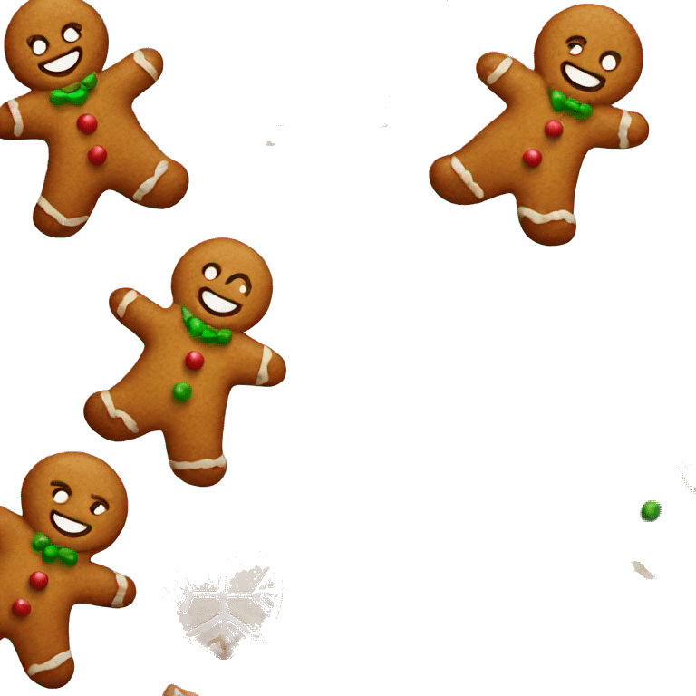 ginger bread christmas emoji