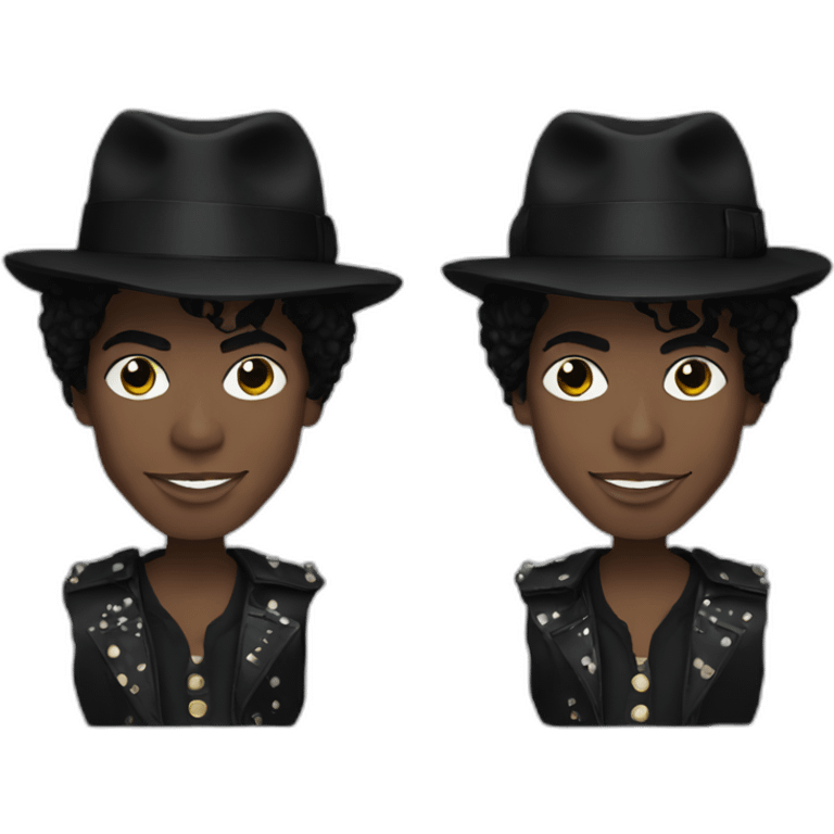 Michael jackson black emoji