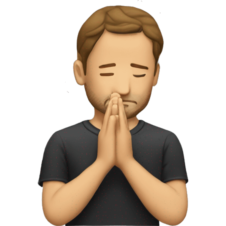 Francesco Totti praying with hands emoji