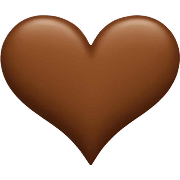 Brown heart emoji emoji