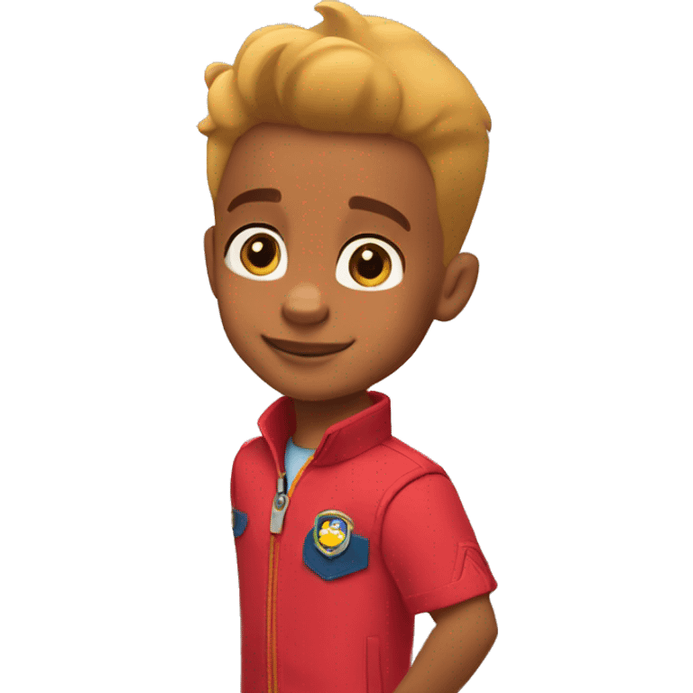 paw patrol no hair young boy emoji