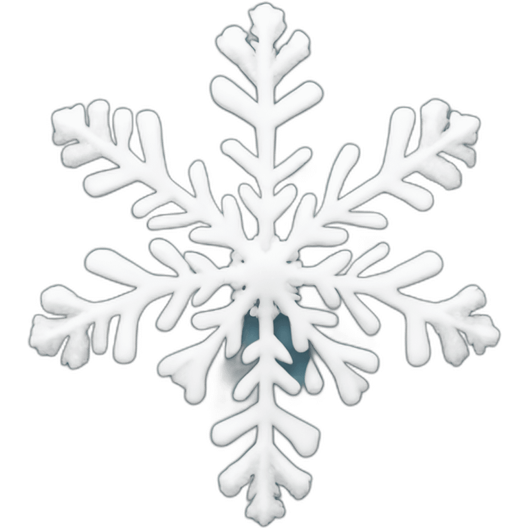 Flocon de neige emoji