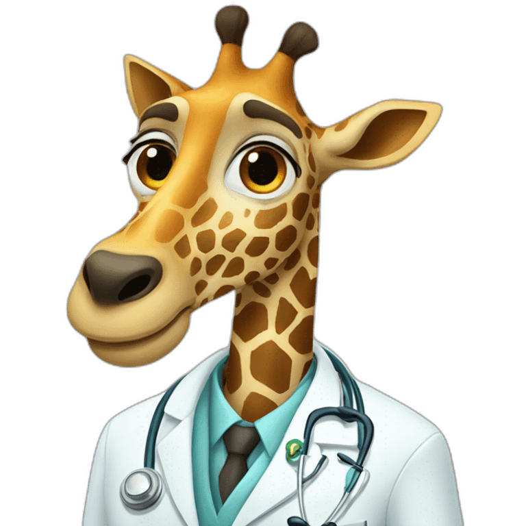 doctor girafe emoji