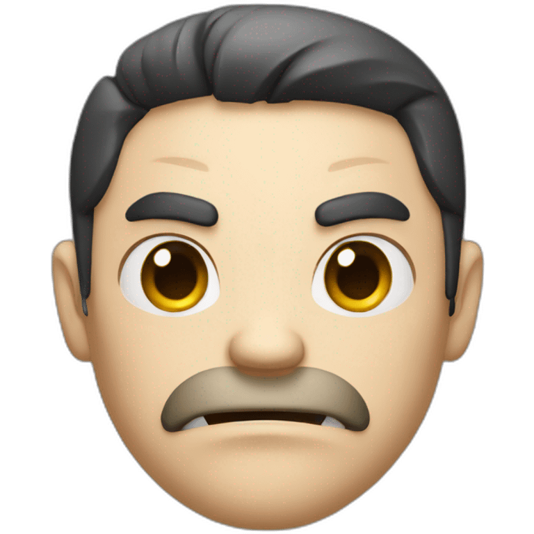 Sigma angry looking male emoji