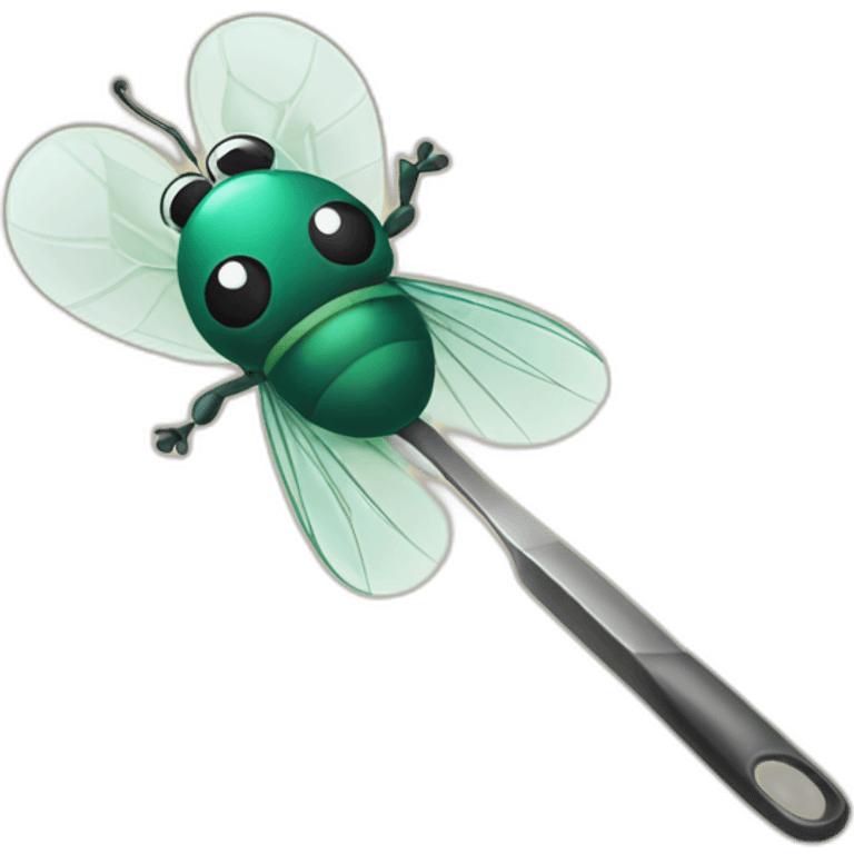 follow fly with spatula emoji