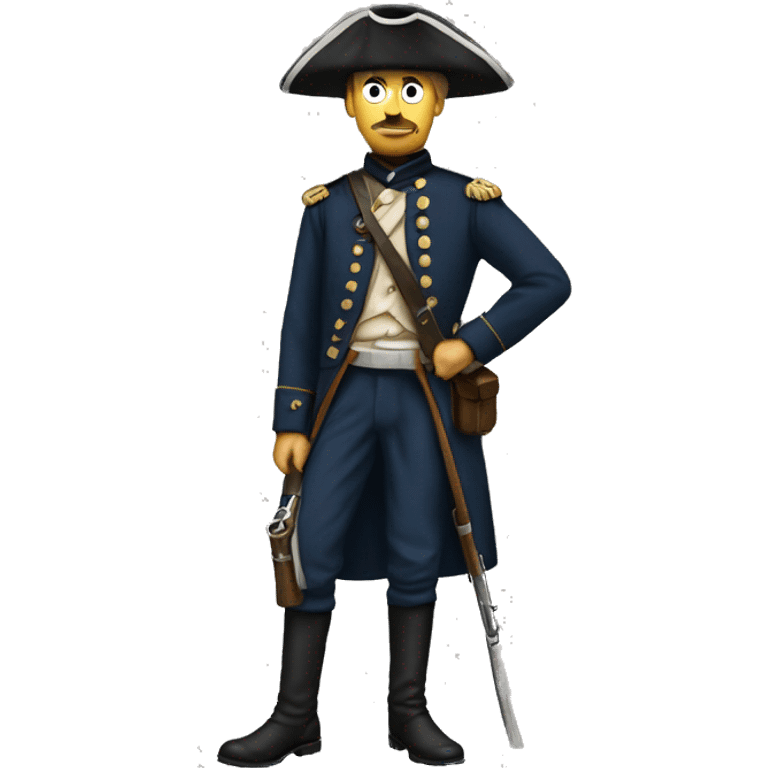 full length american civil war soldier emoji