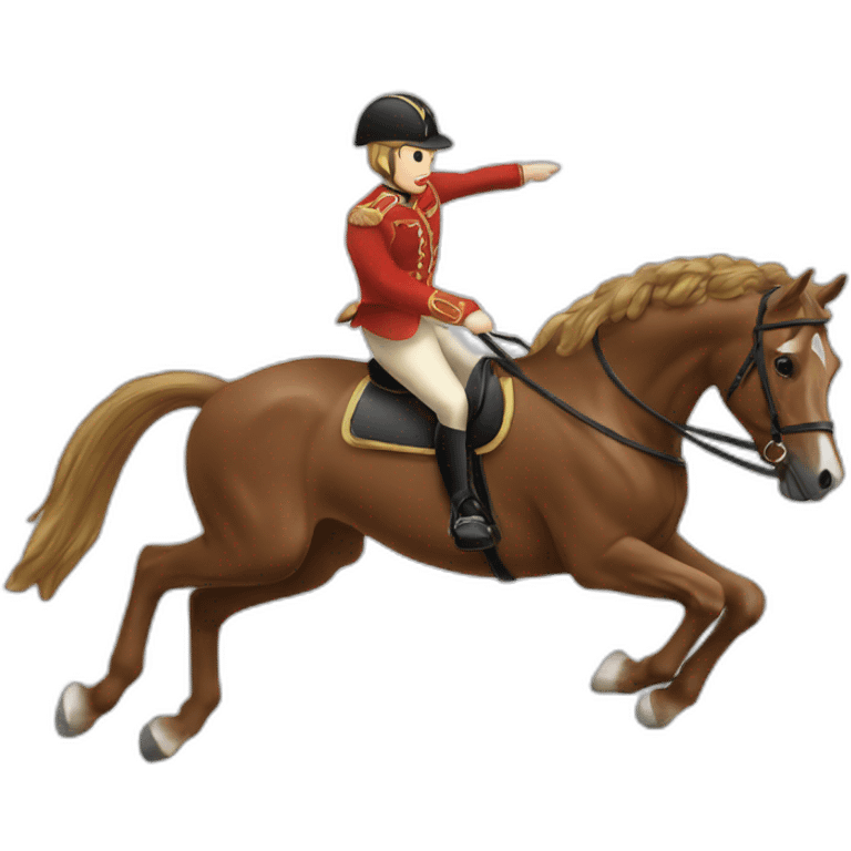 Cheval saut emoji