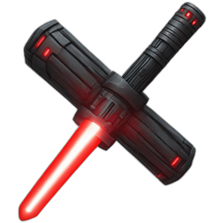 red lightsaber emoji