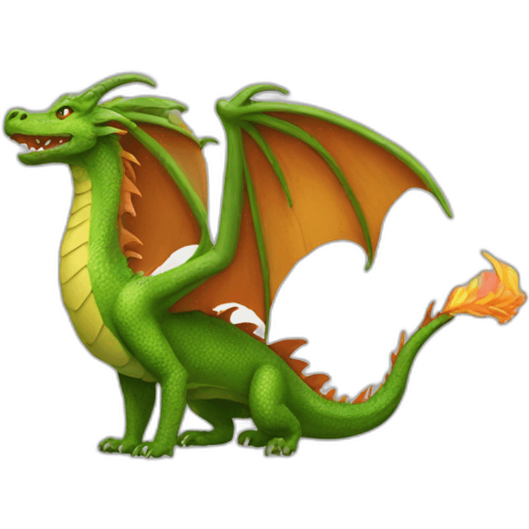 À dragon  emoji