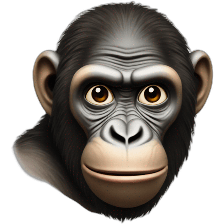 mesmerized ape emoji