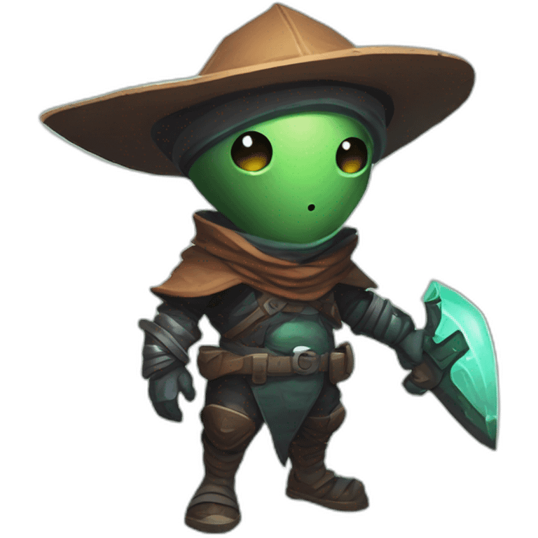 alien thief futuristic roguelike rpg style inspired by slay the spire emoji