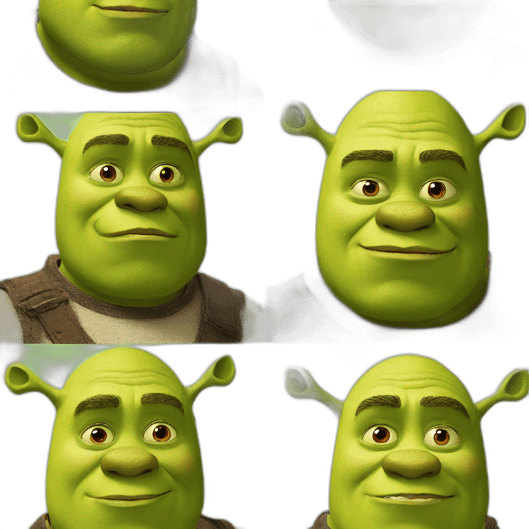 shrek, shrek, shrek emoji