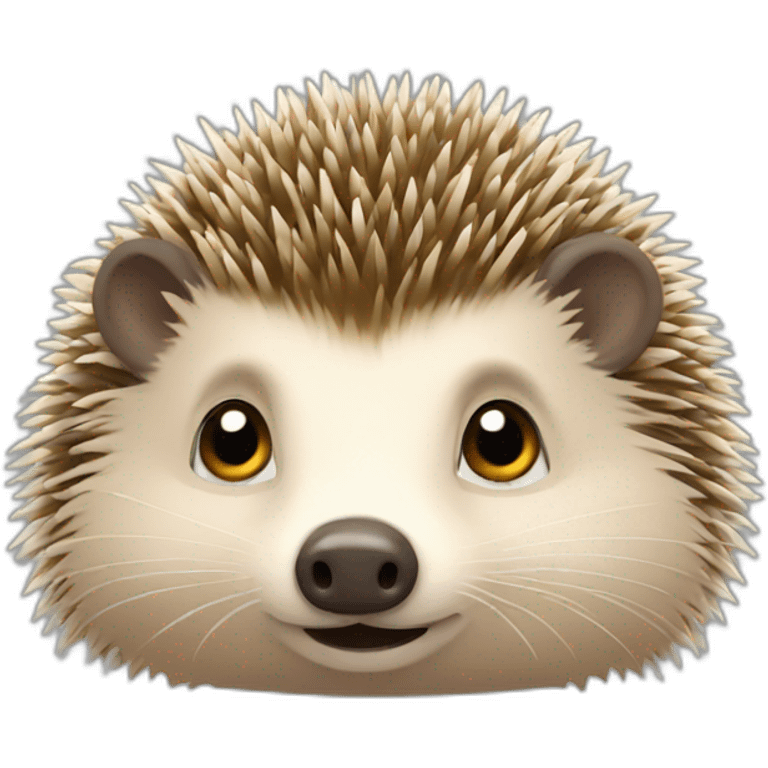 hedgehog without a phone emoji