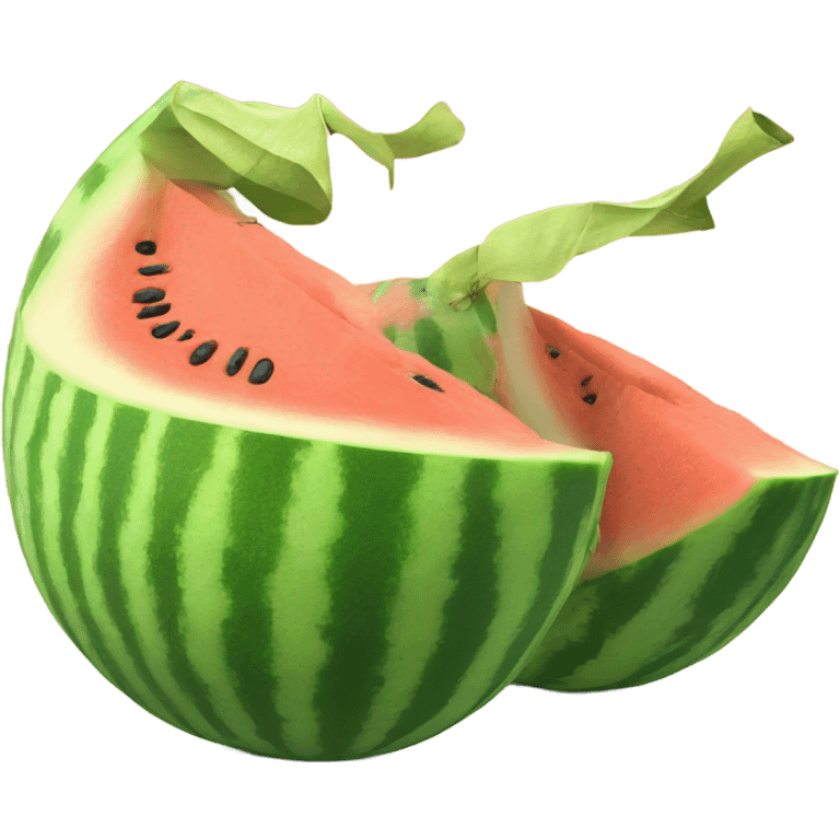 Two melons  emoji