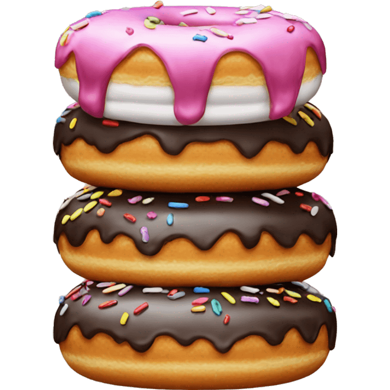 10 loaded donuts emoji