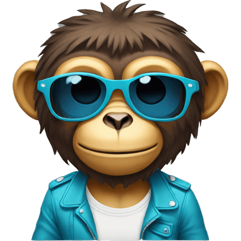 monkey with sunglasses emoji