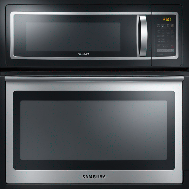 black samsung microwave emoji