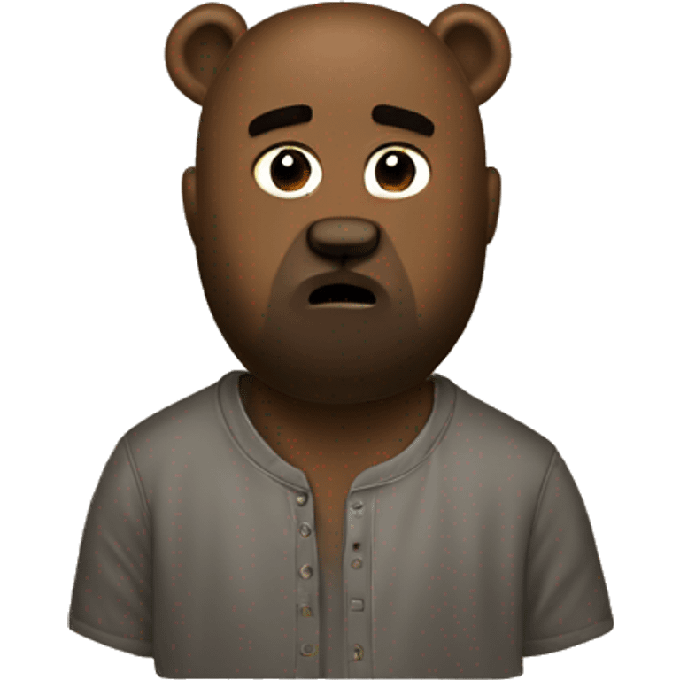 kanye west bear emoji