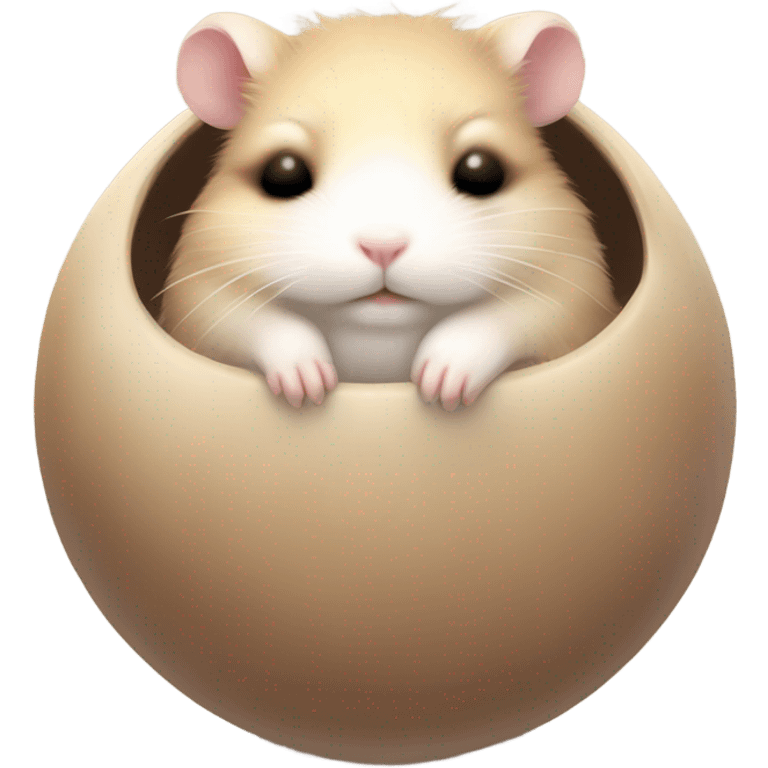 peaceful sleeping hamster emoji