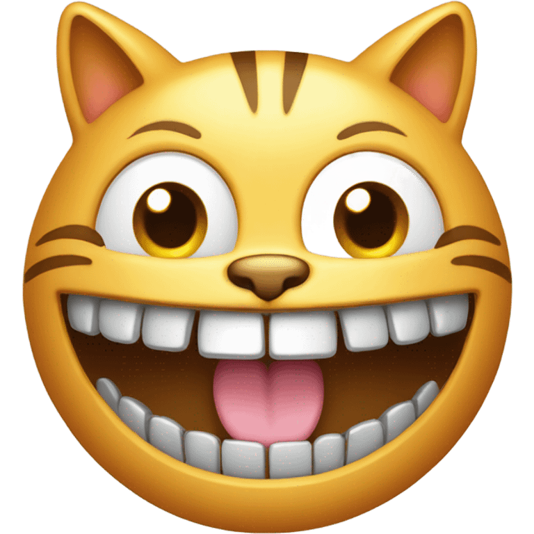 Cat with grillz emoji